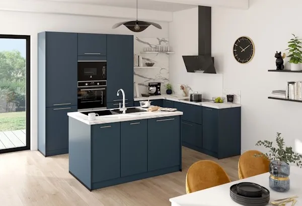 Conforama blue kitchen design > Dassault Systèmes