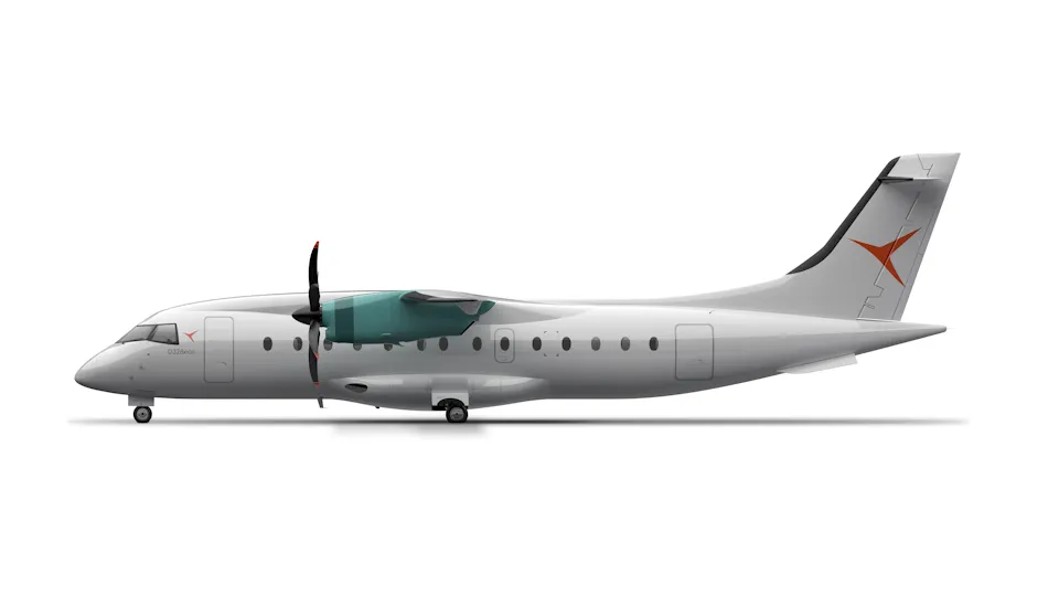Deutsche Aircraft D328eco side profile picture > Dassault Systèmes