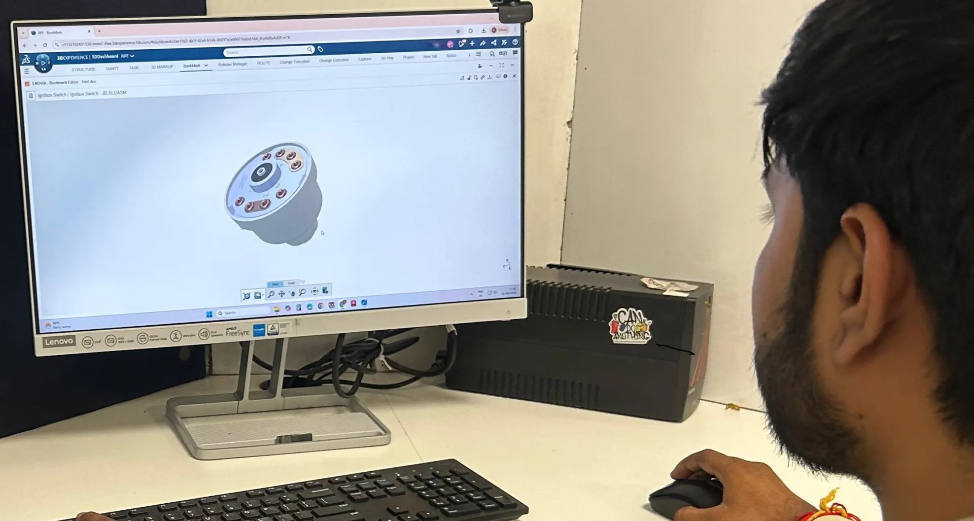 Pheon Auto Tech engineer using 3DEXPERIENCE platform on cloud for product development and data management