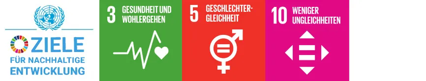 SDGs 3, 5 und 10