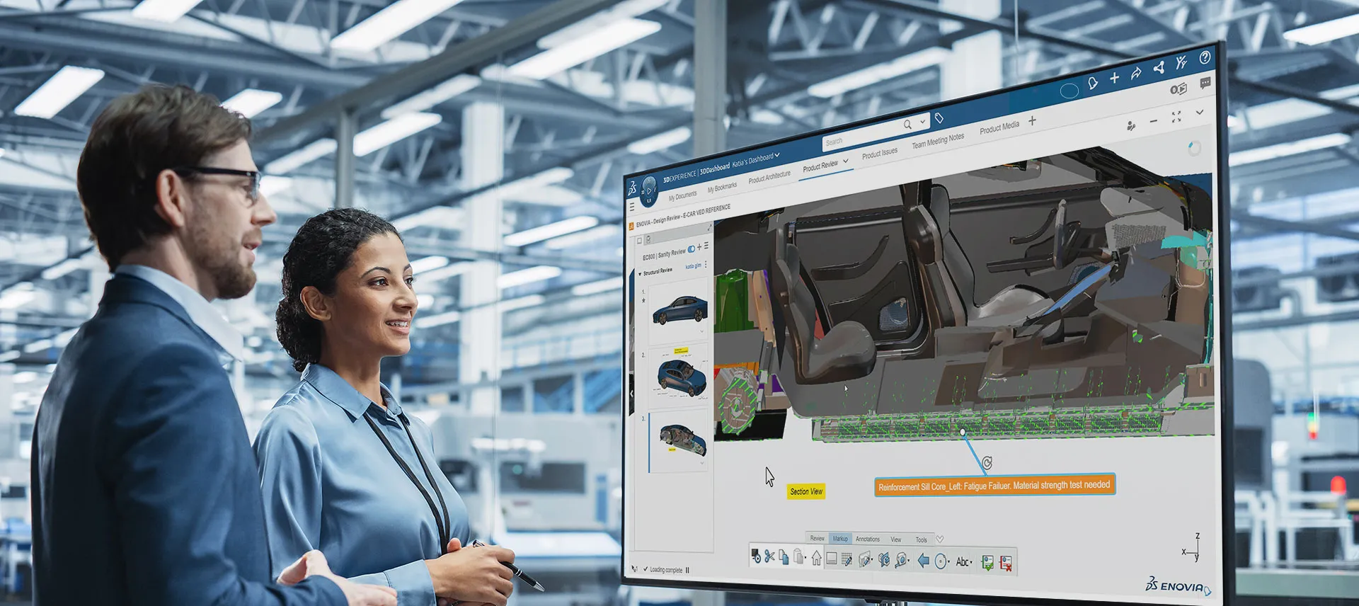 People assessing the product lifecycle