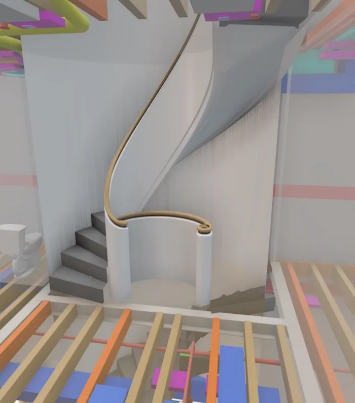 BOXXCRAFT - virtual twin staircase - Dassault Systemes