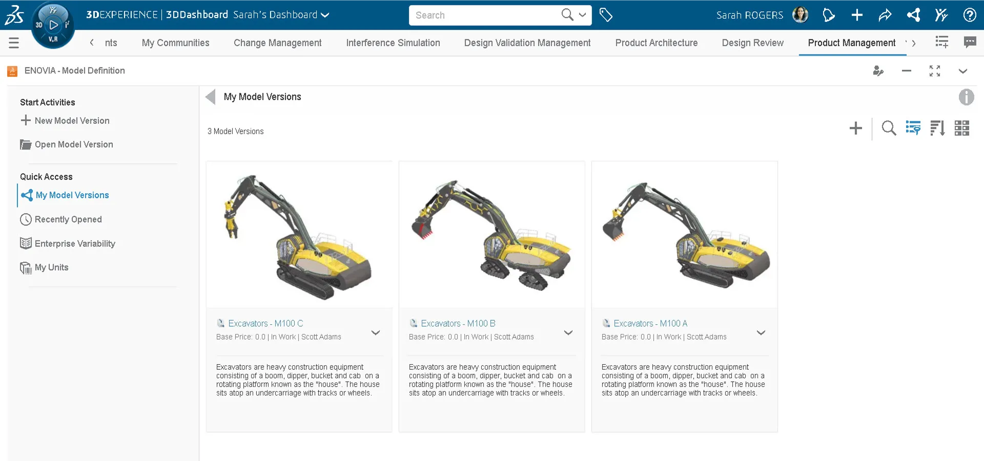 PLM Express Governance Interface 1
