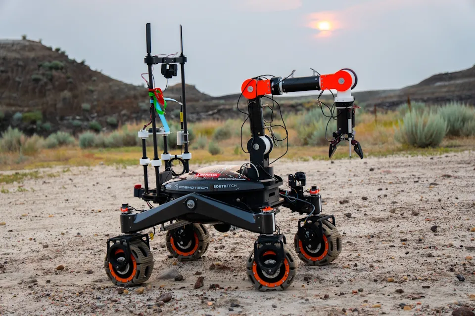 Silesian Phoenix competition-level Mars rover developed by students at the Silesian University of Technology.