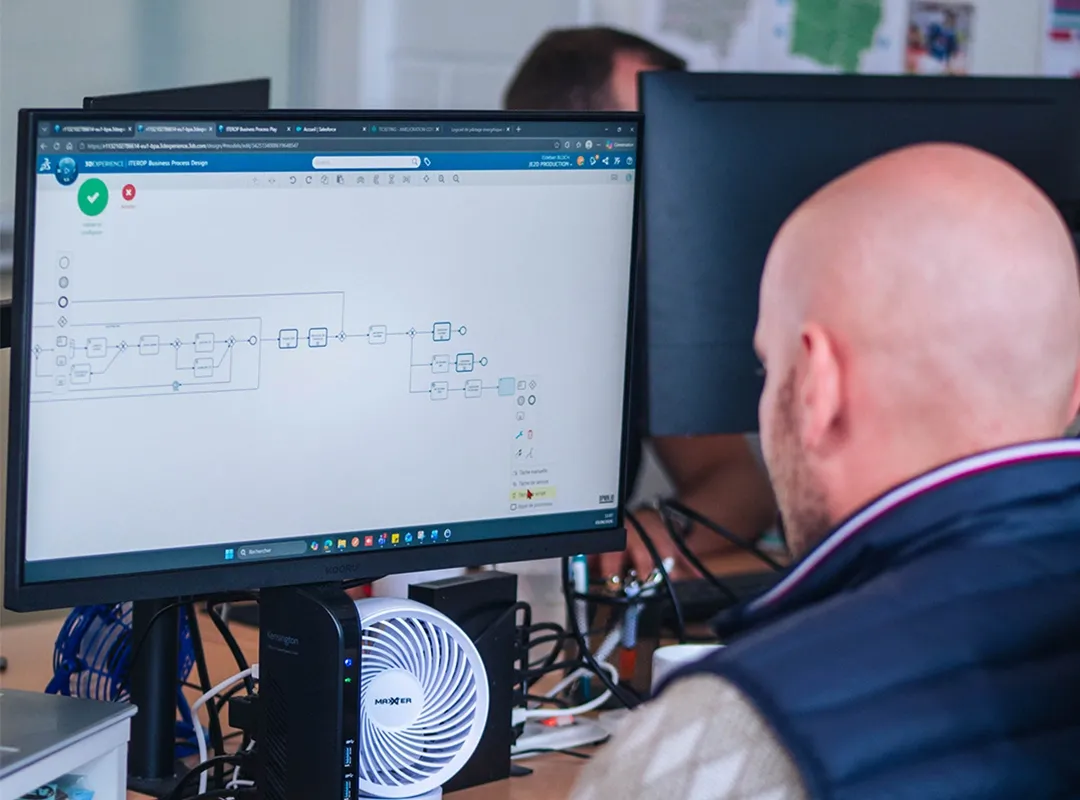 Esteban Bloch, IT and systems manager, designs and refines Enerbioflex's processes based on what teams need on the ground.