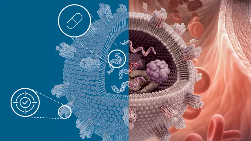 3D visualization of cell-derived nanoparticles for precision drug delivery developed by SHIFTBIO using BIOVIA software
