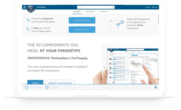 Fonctionnalités de 3DEXPERIENCE Part Supply