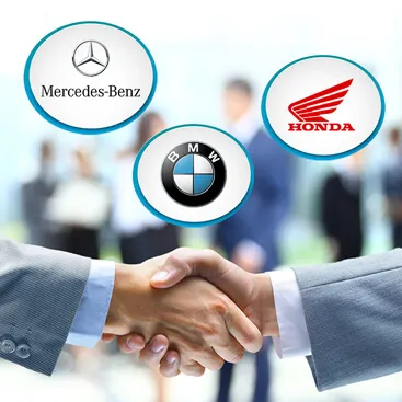  Inicio de colaboración con los principales fabricantes de automóviles