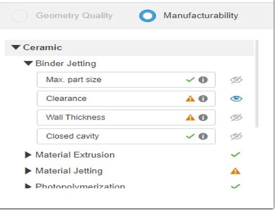 manufacturability check