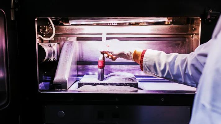Additive Manufacturing > Less Material Waste > Dassault Systèmes®