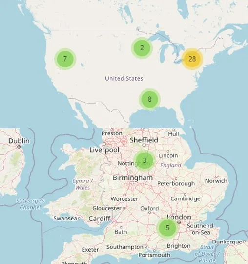 UK US Map - 3DEXPERIENCE Make