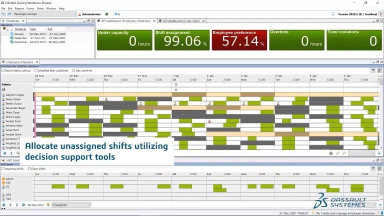 Workforce planning - DELMIA - Dassault Systèmes