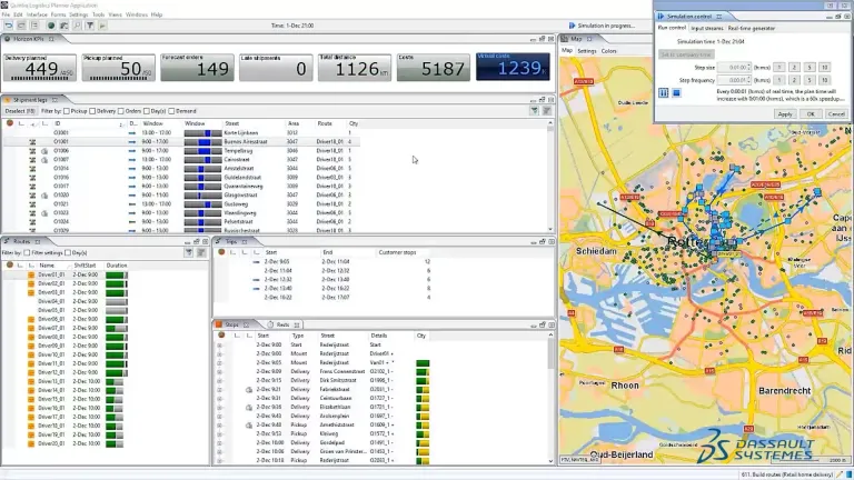 Route and resource scheduling and execution - DELMIA - Dassault Systèmes