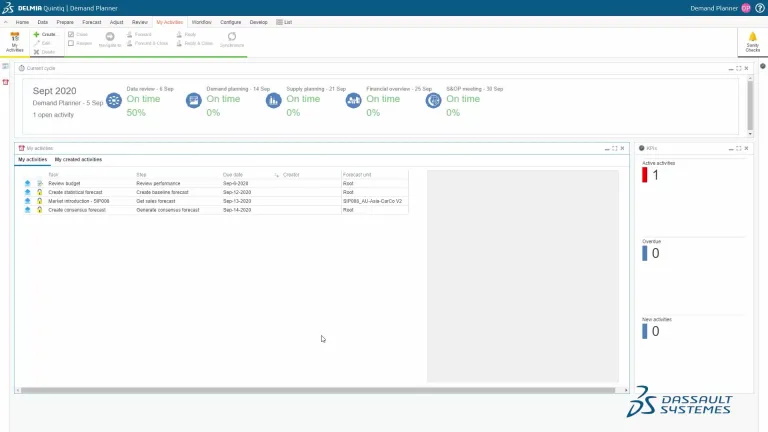 Demand planning -  DELMIA - Dassault Systèmes