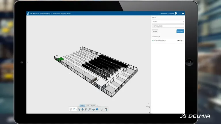 Warehouse Modeling - DELMIA - Dassault Systèmes