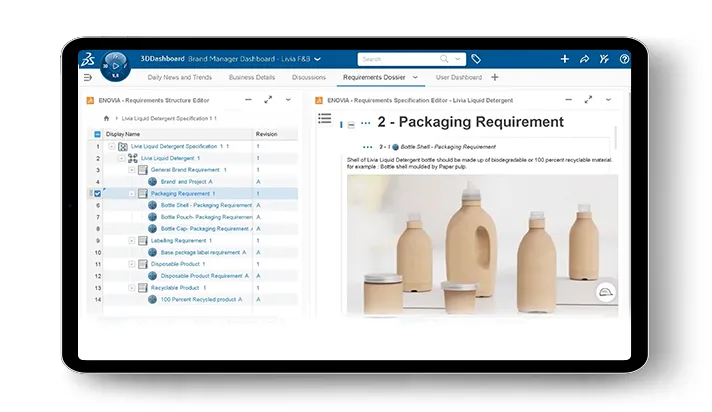 Specifications Management > Health and Nutrition Claim Validation > Dassault Systèmes®