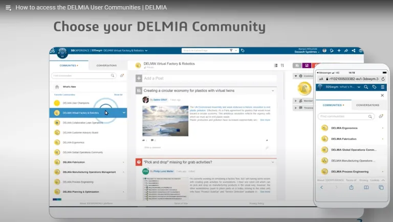 Comunidades de DELMIA > Dassault Systèmes 