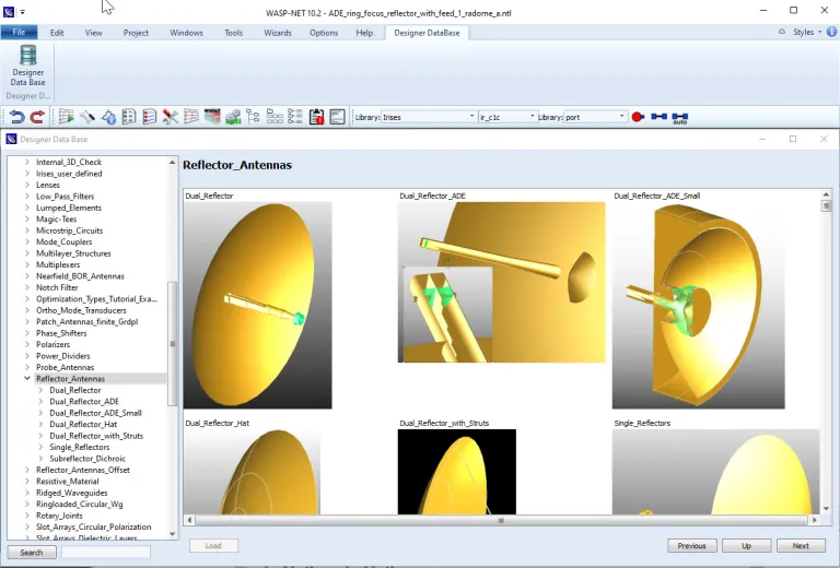 WASP-NET Designer Database > Dassault Systèmes