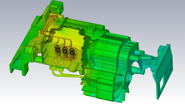 emc of powerelectronics of an engine > Dassaut Systèmes