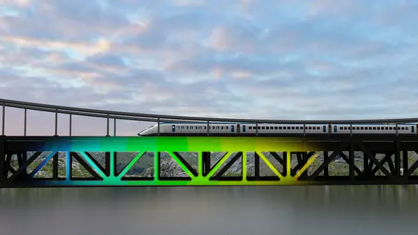 Flexible Bridge with Train > Dassault Systèmes
