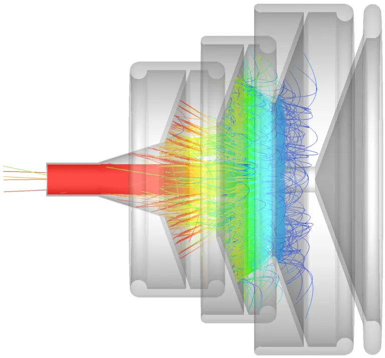 Particle Tracking Solver > Dassaut Systèmes