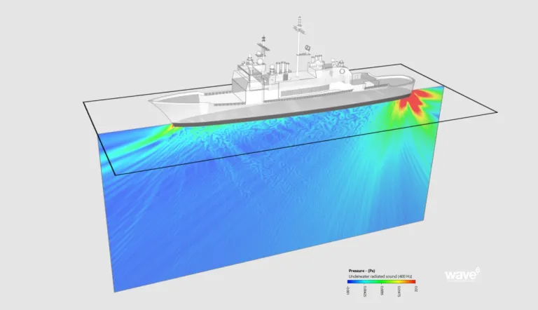 Wave6 simulation of underwater noise > Dassault Systèmes
