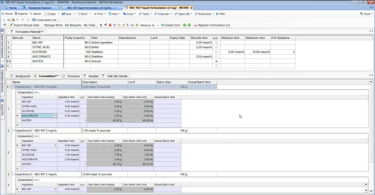 BIOVIA Workbook > Dassault Systemes