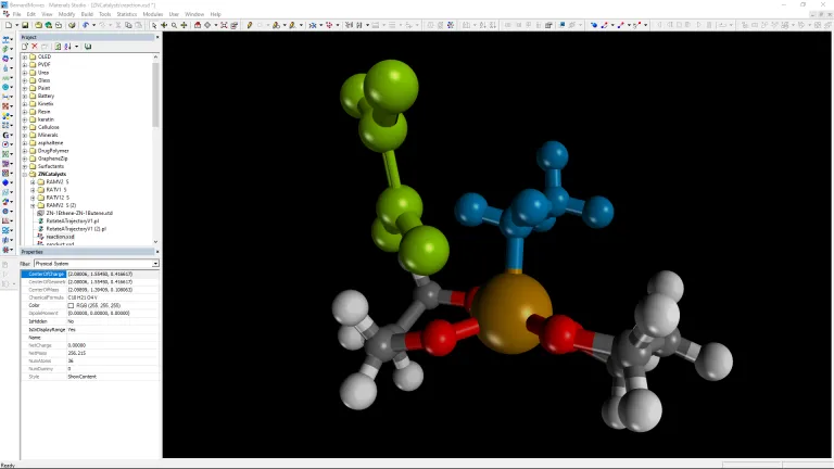 BIOVIA-Materials-Studio-Chemicals and Catalyst-Bulk-Chemicals > Dassault Systemes