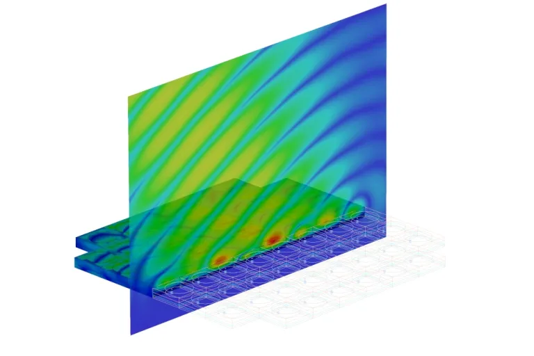 Electric Field of an Antenna Array > Dassault Systèmes