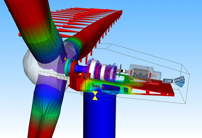 Multibody Simulation of a Wind Turbine > Dassault Systèmes