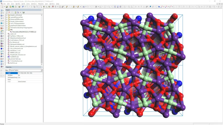 BIOVIA Materials Studio Electronics Photovoltaics > Dassault Systemes