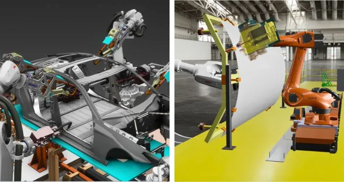 DELMIA body in white and aerospace spot process simulation > Dassault Systemes