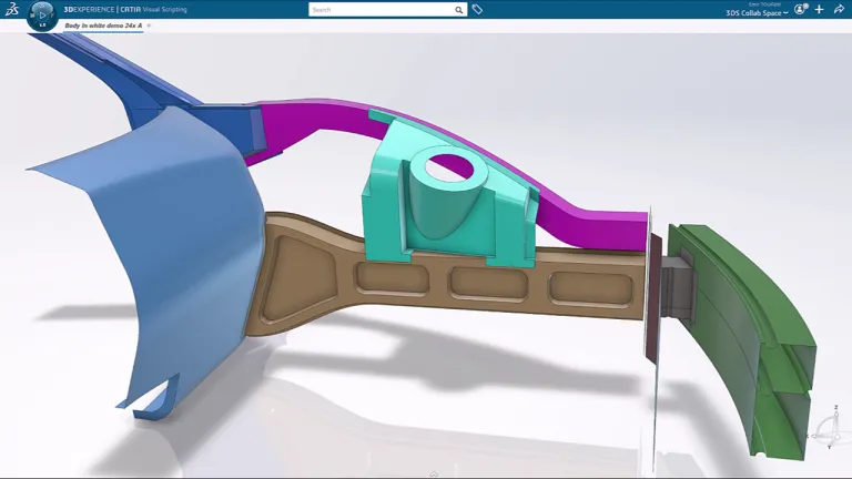 CATIA Concept Structure Engineer Visual Scripting > 达索系统