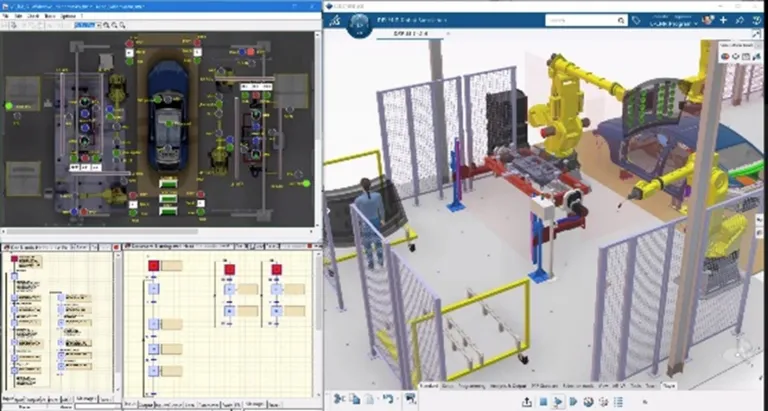 DELMIA virtual commissioning > Dassault Systemes