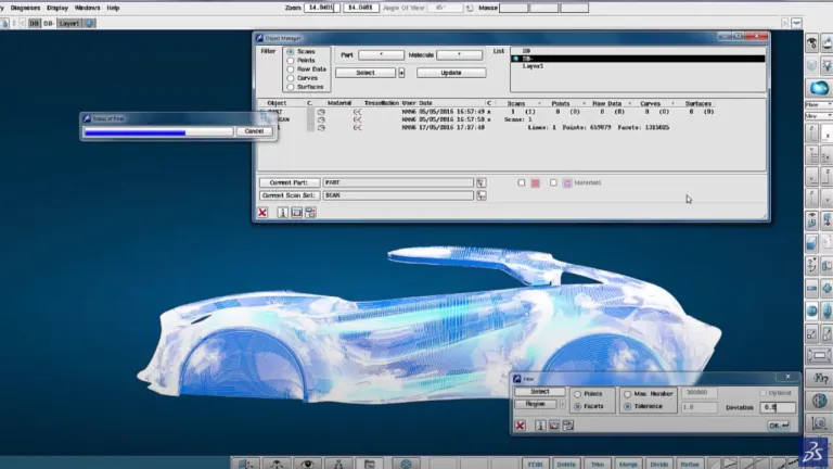  ICEM Surf Scan Modeling > Dassault System