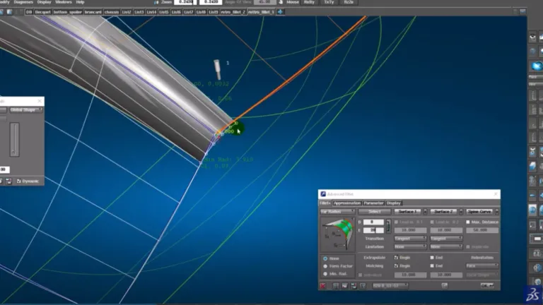 ICEM Surf Advanced Tools > Dassault Systemes