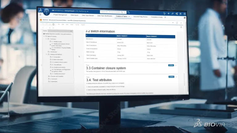 BIOVIA Structured Documents > Dassault Systemes