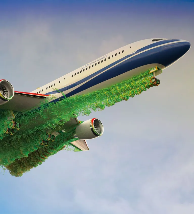 SIMULIA Computational Fluid Dynamics (CFD) simulation on the 3DEXPERIENCE platform, showcasing advanced engineering capabilities