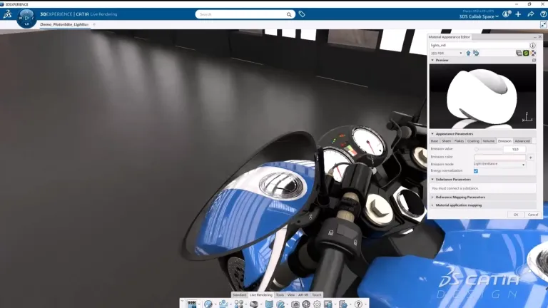 Advanced Visualization capability with 3DEXPERIENCE CATIA R2025x