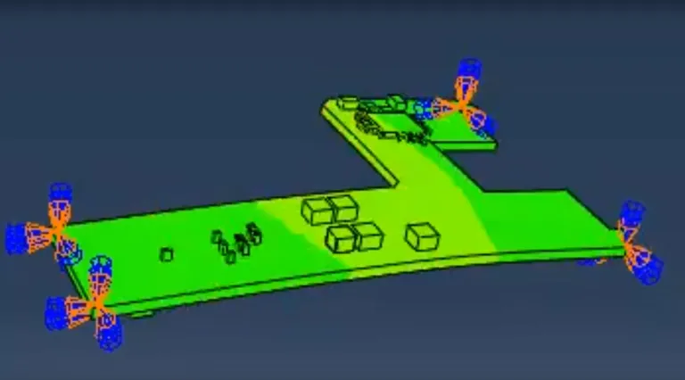 Electro-mechanical simulation of a PCB - SIMULIA > Dassault Systèmes