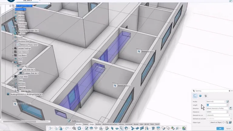 Wall Sketcher Enhancements with 3DEXPERIENCE CATIA R2025x