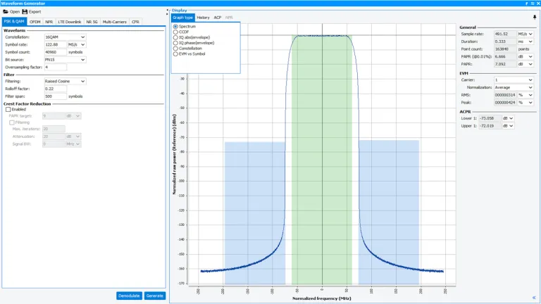Generate and Demodulate Academic Waveforms > Dassault Systemes