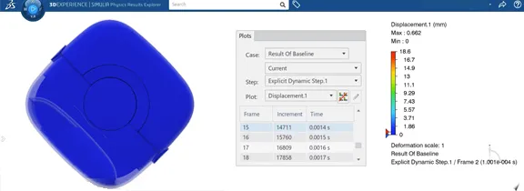  Education Experience Medical Device Learning Module Drop test simulation > Dassault Systèmes