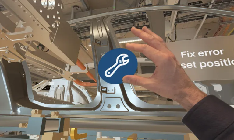 3DEXCITE 3DLive Instant Spatial Enablement: Car manufacturing floor