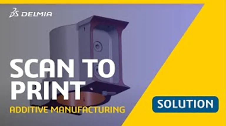 Scan to print additive manufacturing