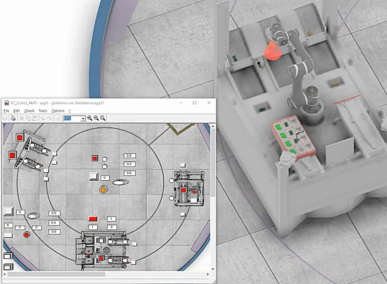 DELMIA robotics for virtual commissioning 