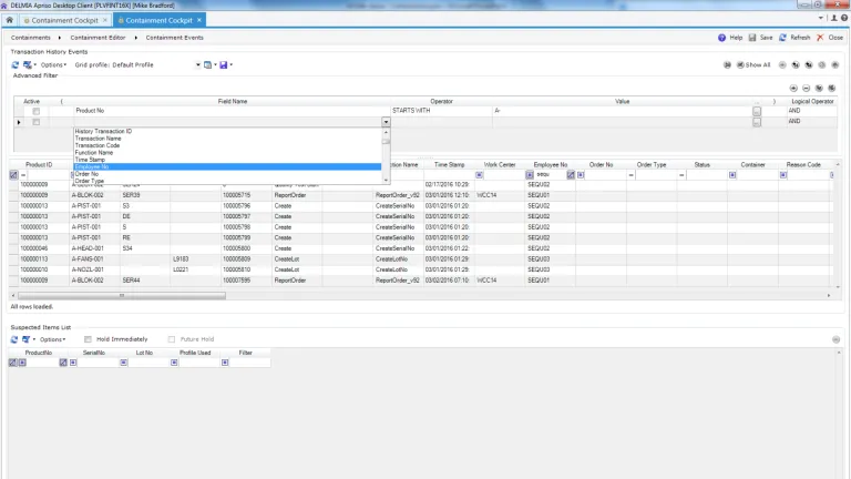 Discover DELMIA Apriso containment management