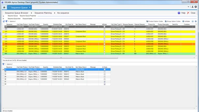 DELMIA Apriso just-in-sequence for inventory accuracy