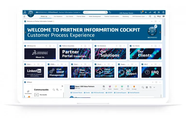 3DDashboard for Customer Process Experience Partners
