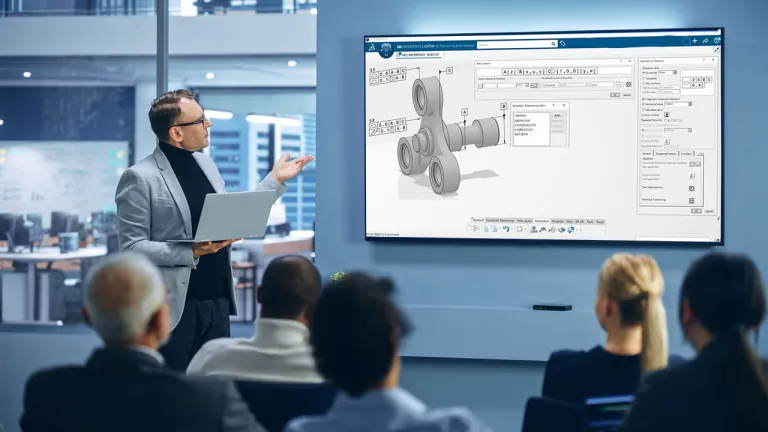 Stakeholders explaining the importance of desing